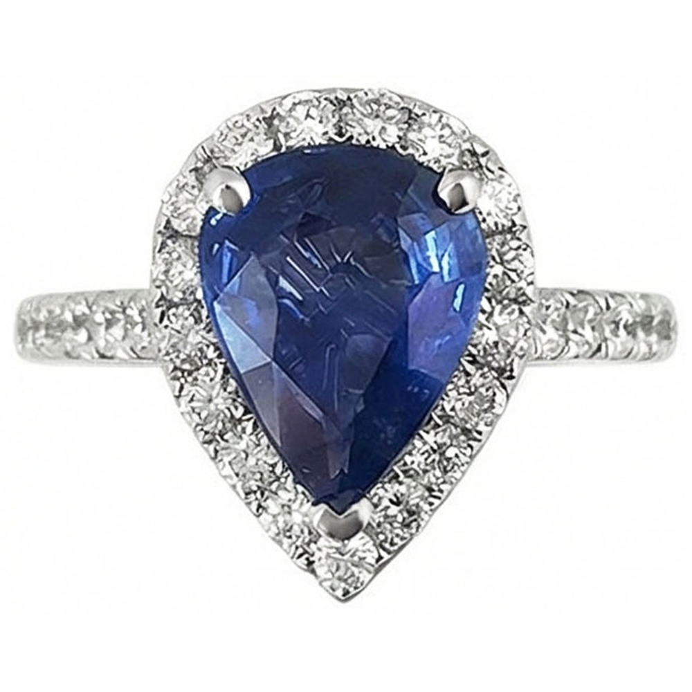vero round diamante 3carati anello angolo laterale