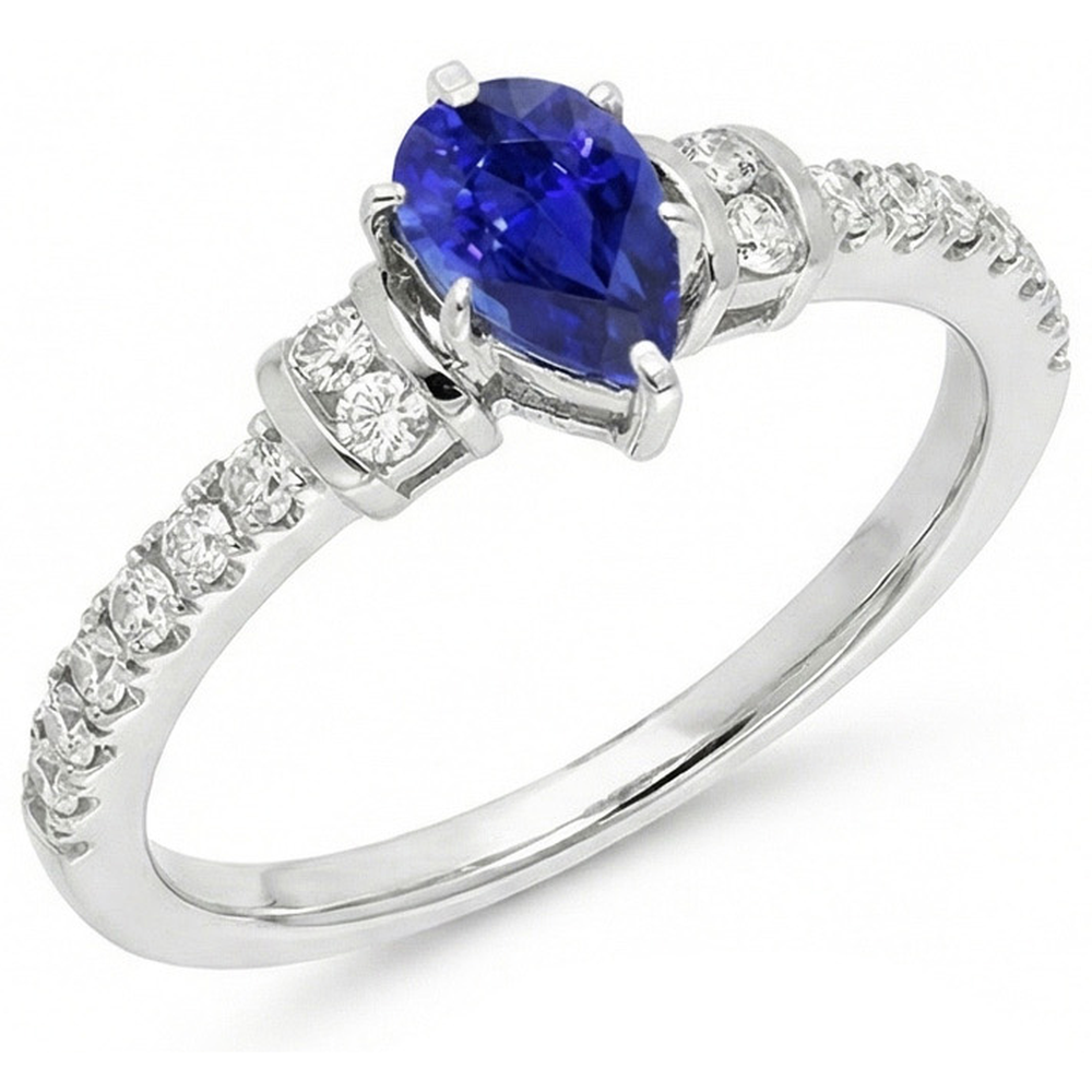 vero round diamante 2.50carati anello angolo laterale