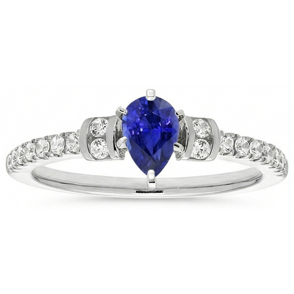 vero round diamante 2.50carati anello dettaglio ravvicinato
