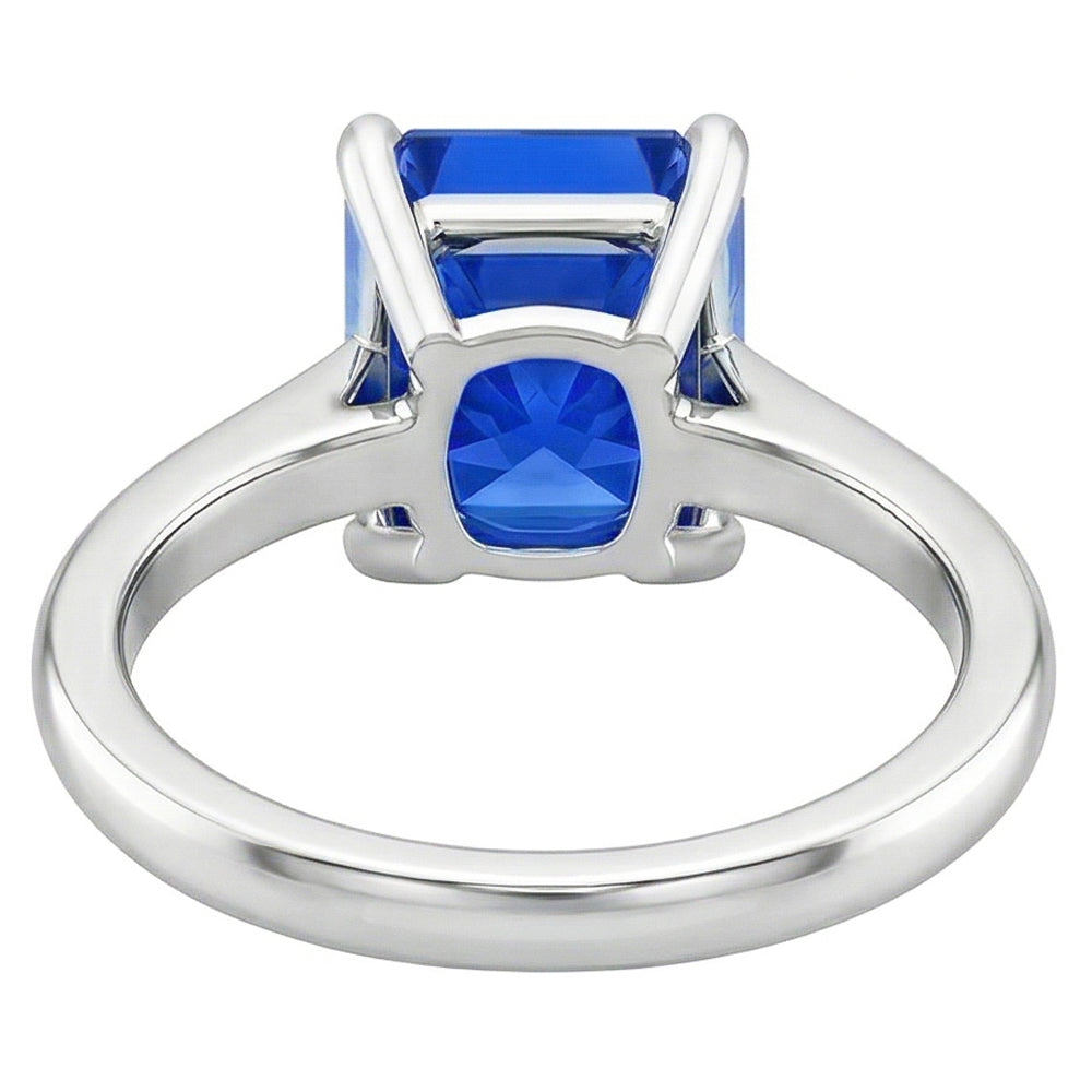 vero diamante 3carati anello vista di profilo