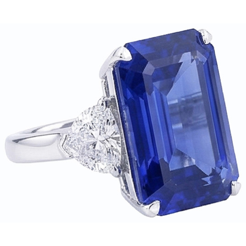 vero emerald diamante 3.50carati anello dettaglio ravvicinato