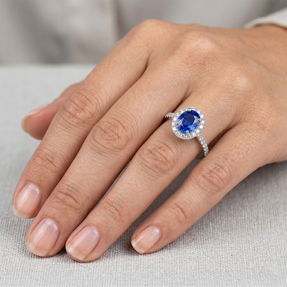 Anello Di Fidanzamento Zaffiro