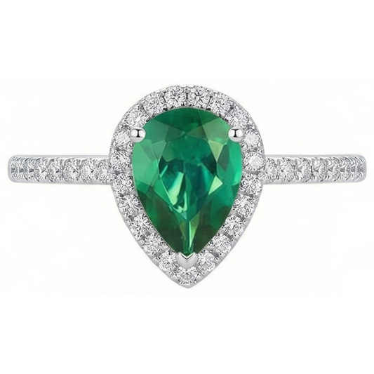 vero round diamante 5.35carati anello angolo laterale
