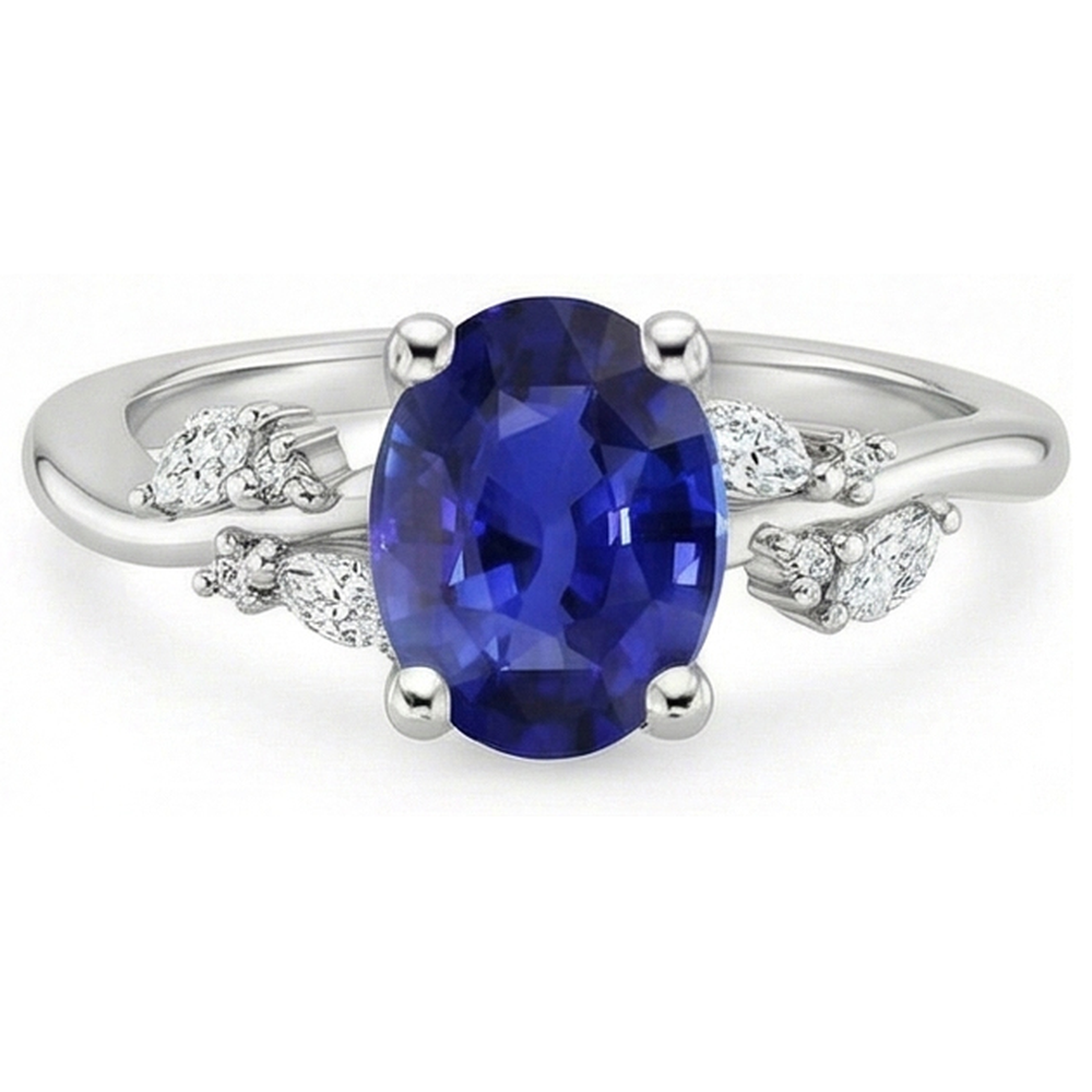 vero marquise diamante 4carati anello dettaglio ravvicinato