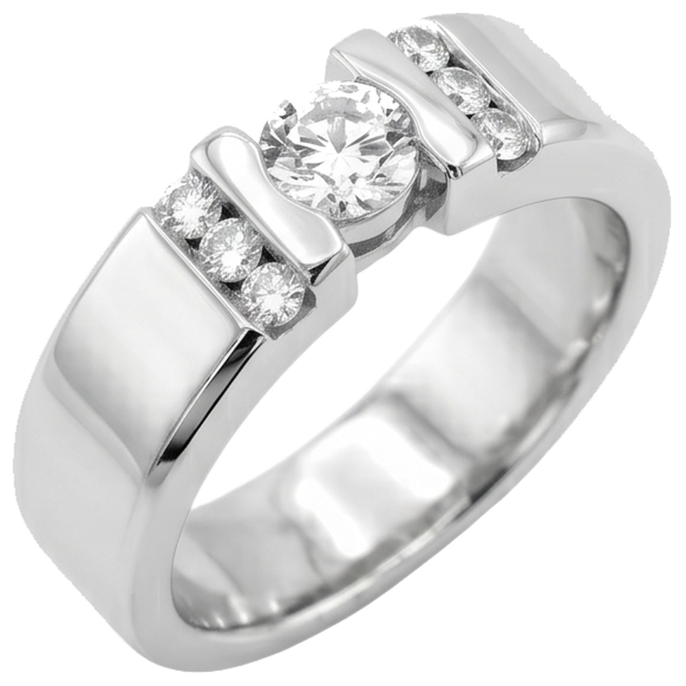 Anello Diamante Vero 0.50 Carati