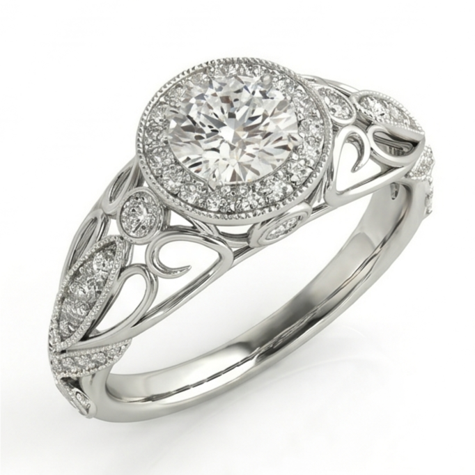 Anello Diamante Vero 1.10 Carati