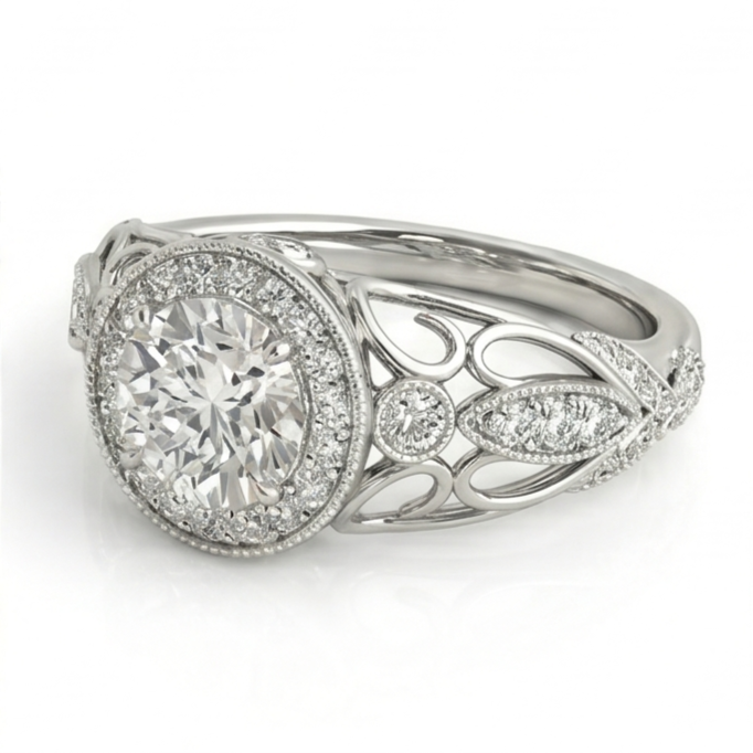 Anello Diamante Vero 1.10 Carati