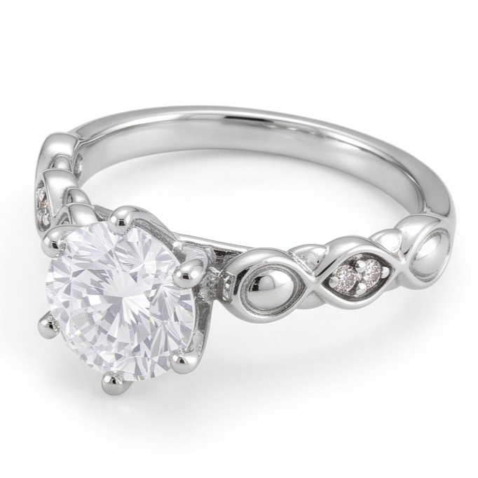 Anello Diamante Vero 1.60 Carati