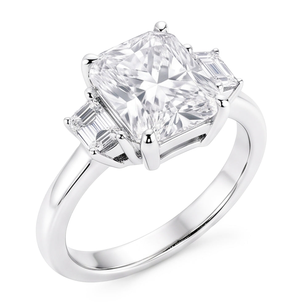 Anello Diamante Vero 1.91 Carati - Oro bianco