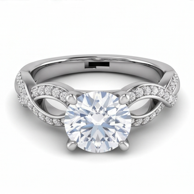 Anello Diamante Vero 1.95 Carati