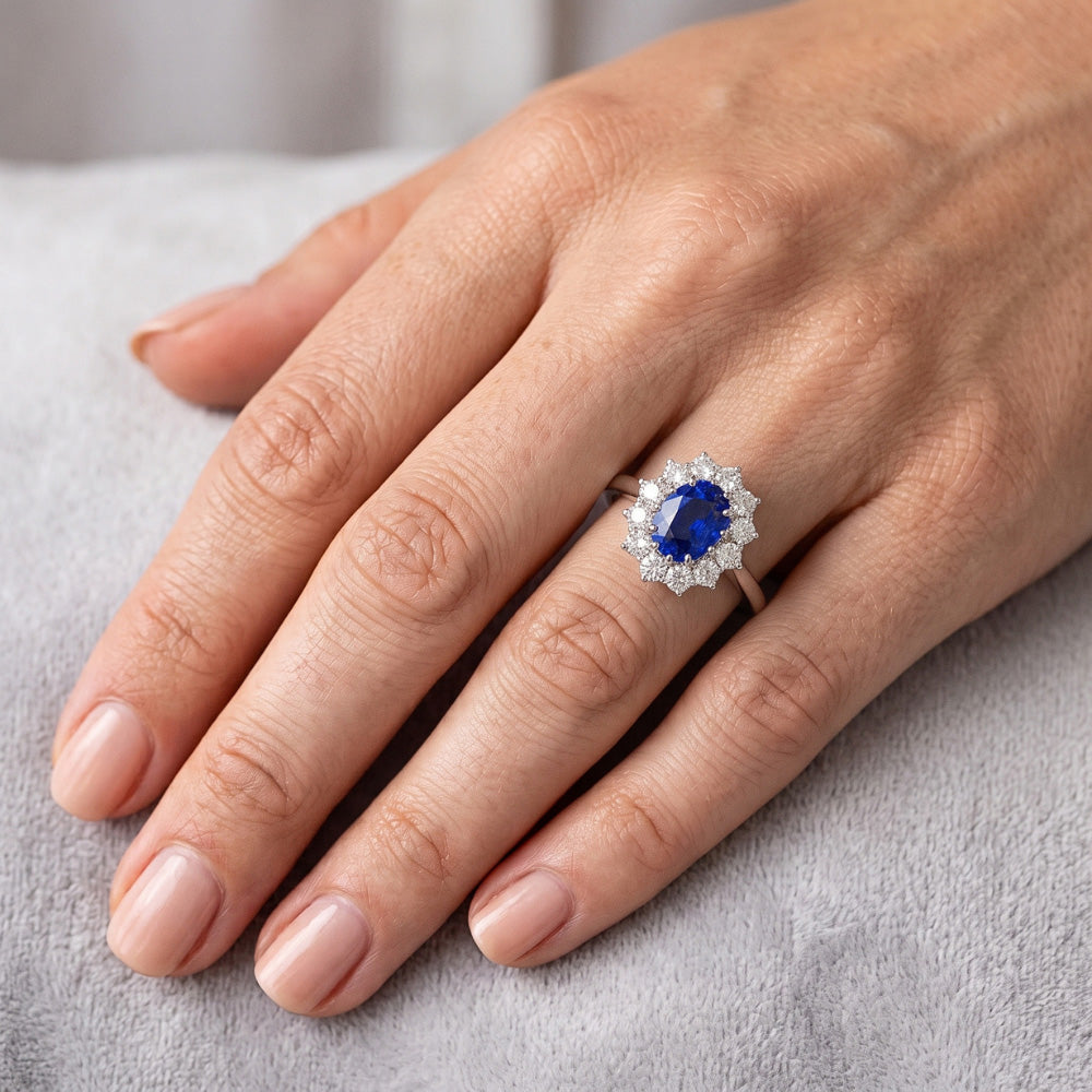 Anello Diamante Vero 14 Carati