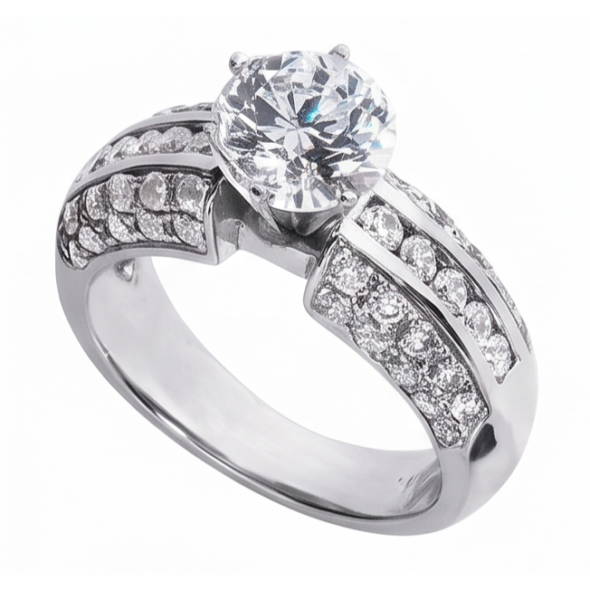 Anello Diamante Vero 2.25 Carati