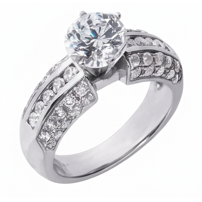 Anello Diamante Vero 2.25 Carati