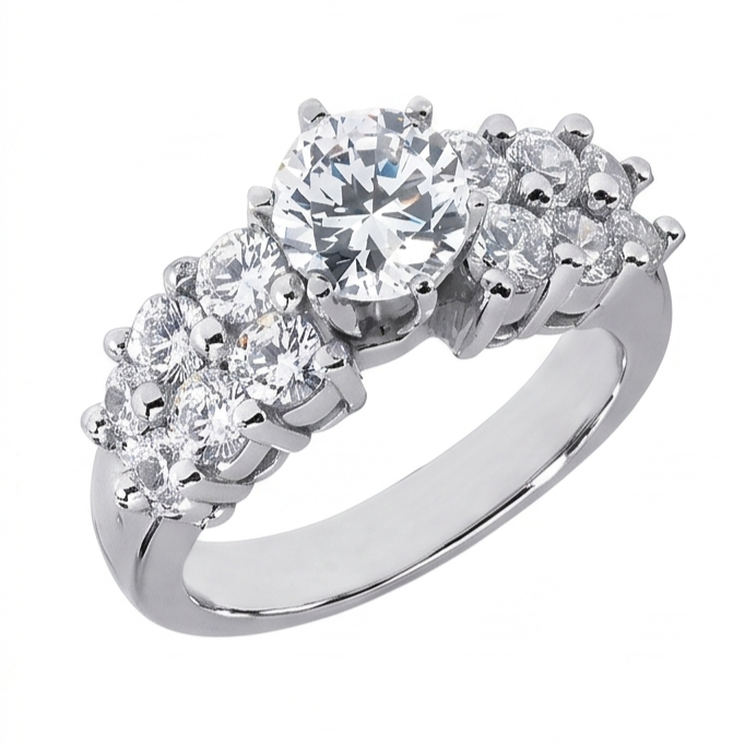 Anello Diamante Vero 2.50 Carati