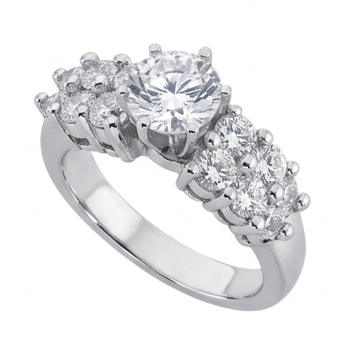 Anello Diamante Vero 2.50 Carati