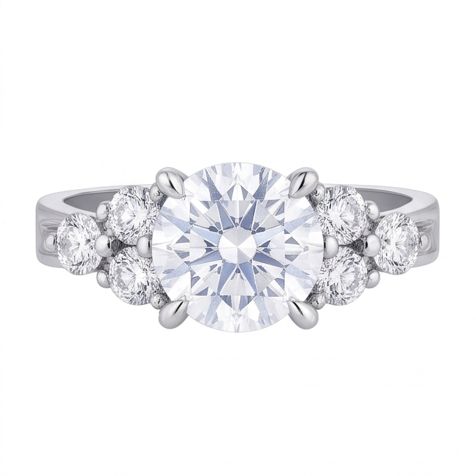 Anello Diamante Vero 2.60 Carati
