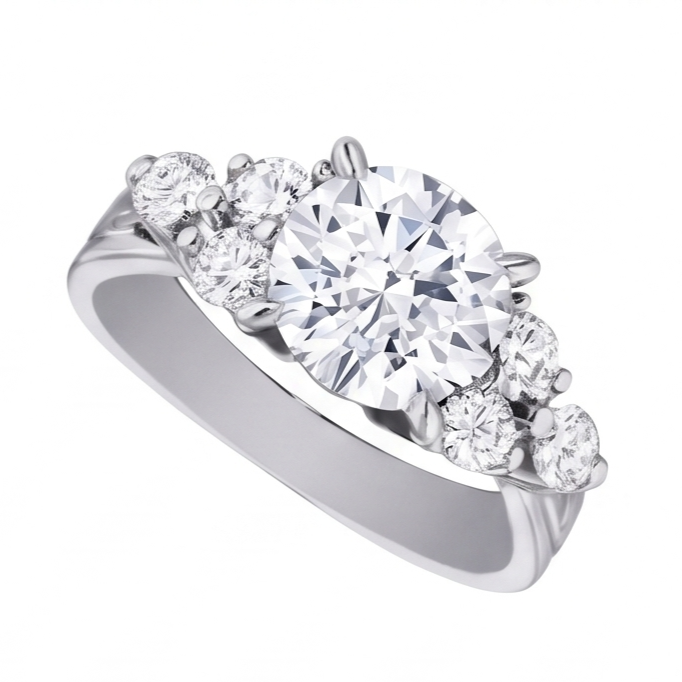 Anello Diamante Vero 2.60 Carati