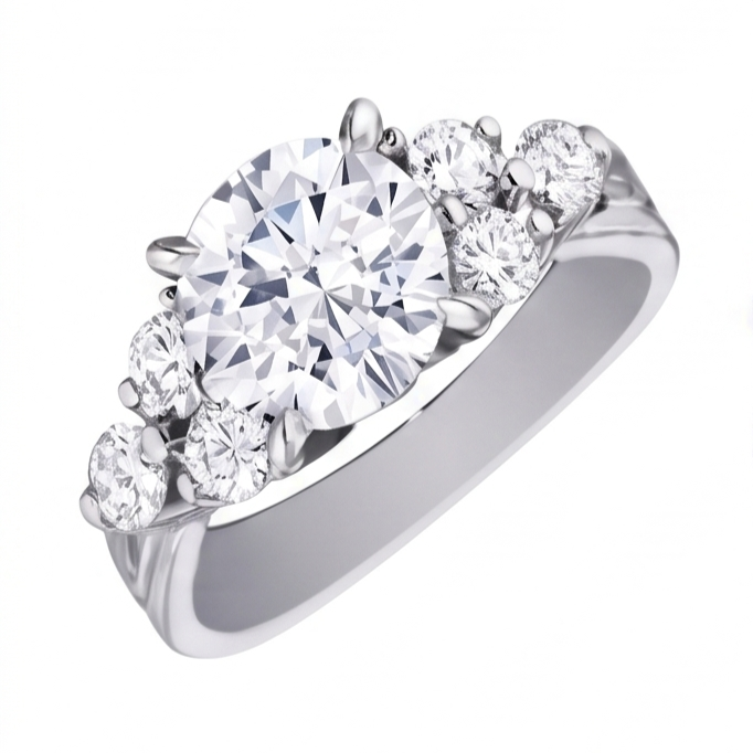 Anello Diamante Vero 2.60 Carati