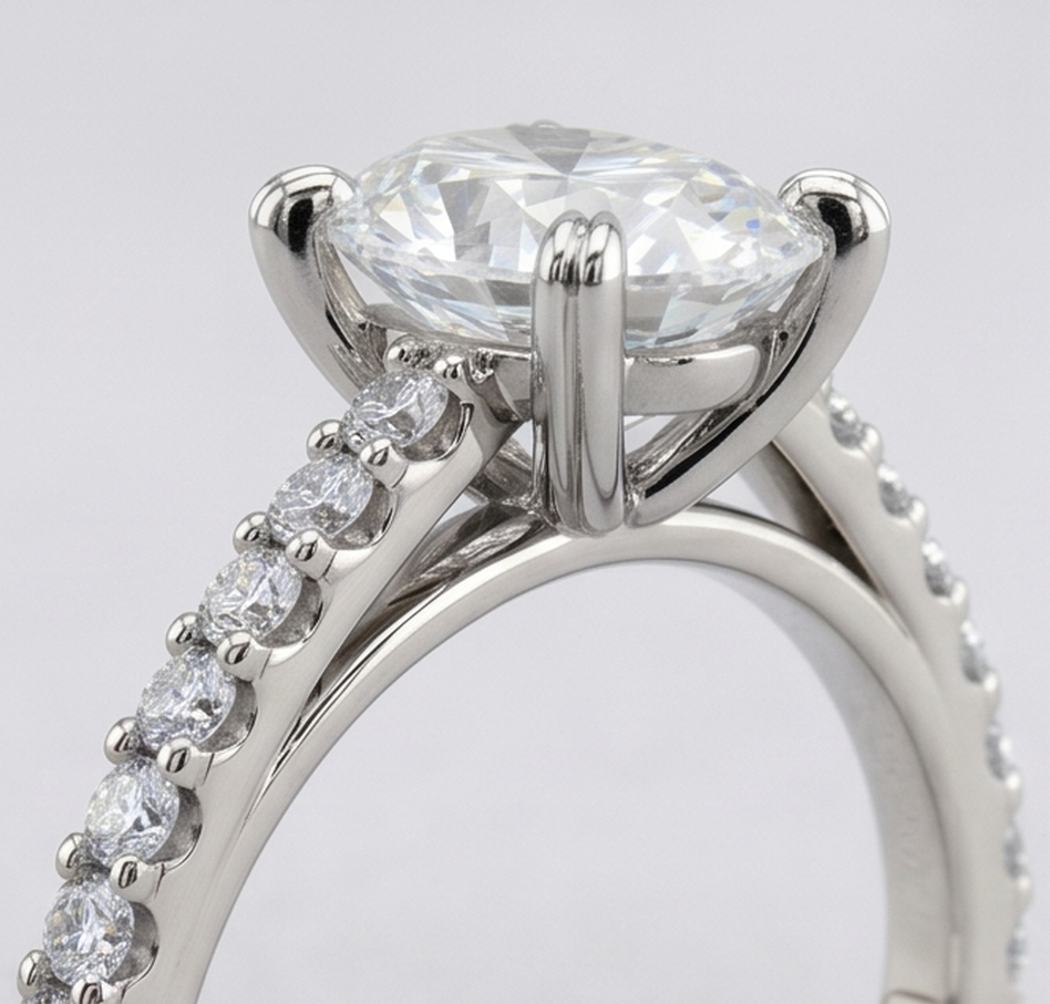 Anello Diamante Vero 2.60 Carati