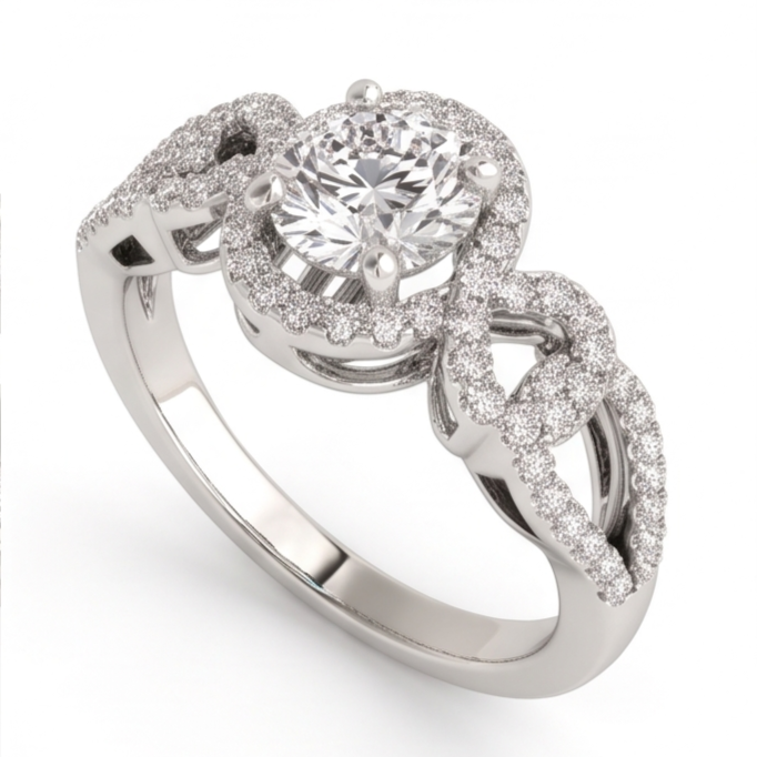 Anello Diamante Vero 2 Carati