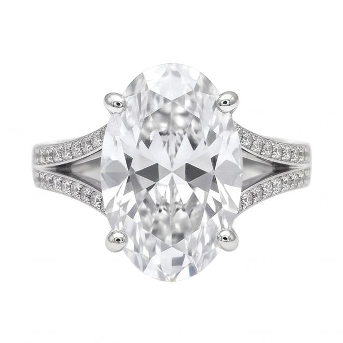 Anello Diamante Vero 3.40 Carati