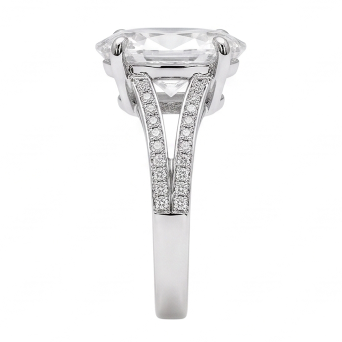 Anello Diamante Vero 3.40 Carati