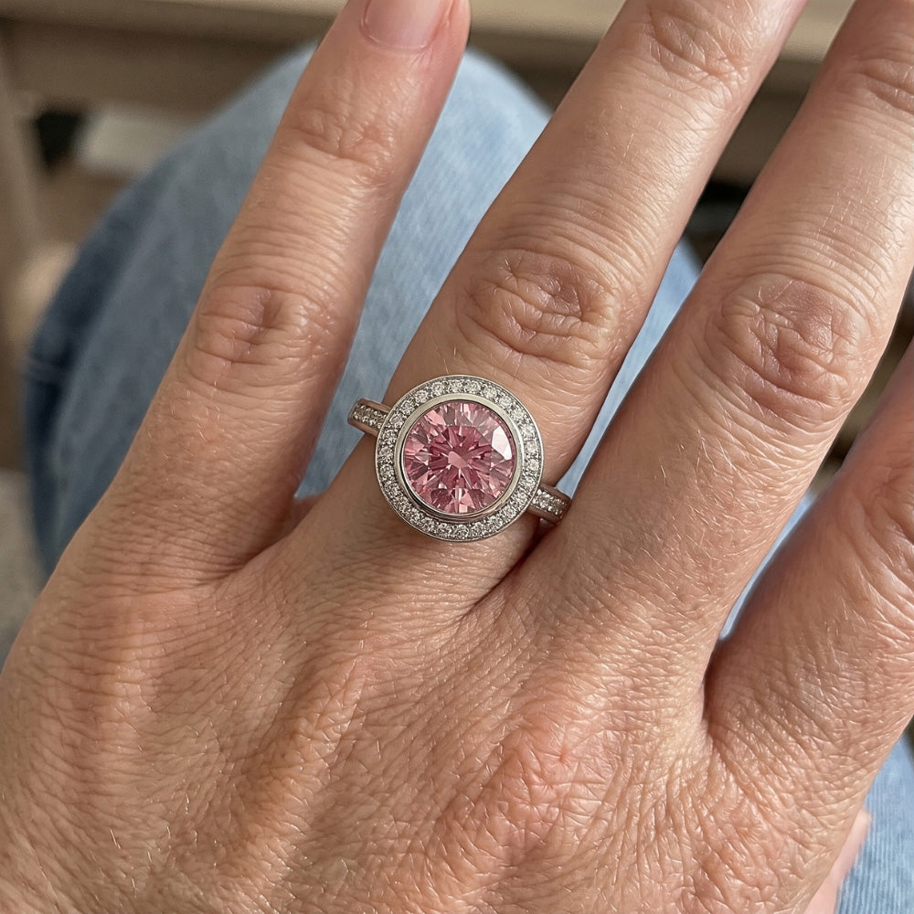 Anello Diamante Vero 3.40 Carati