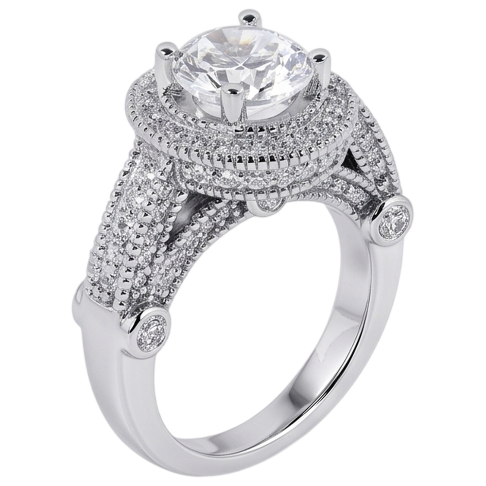 Anello Diamante Vero 3.50 Carati