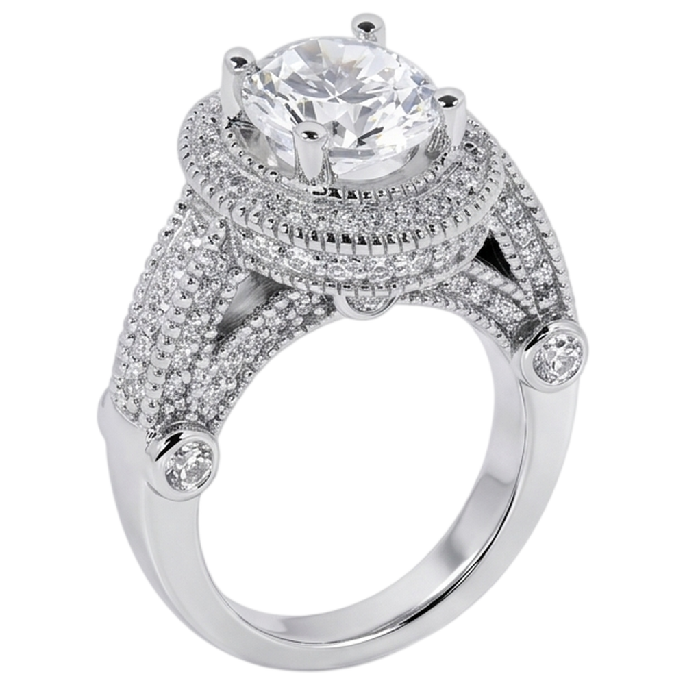 Anello Diamante Vero 3.50 Carati