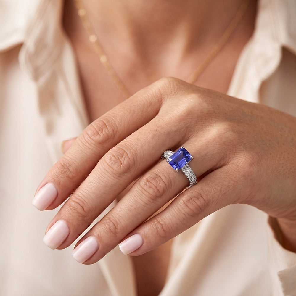 Anello Diamante Vero 3.50 Carati