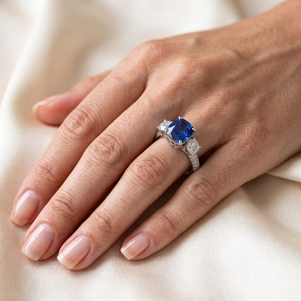 Anello Diamante Vero 3.50 Carati