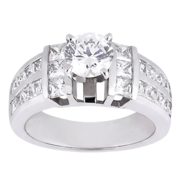 Anello Diamante Vero 3 Carati