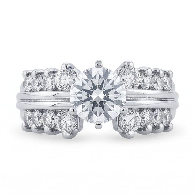 Anello Diamante Vero 3 Carati