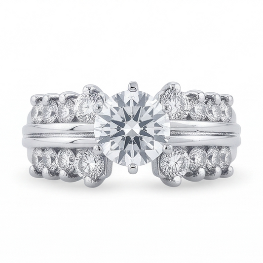 Anello Diamante Vero 3 Carati