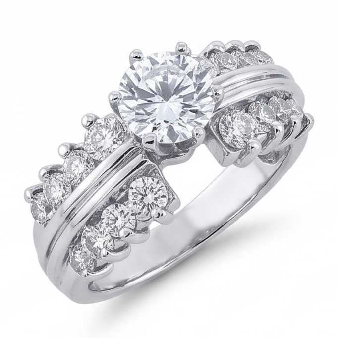 Anello Diamante Vero 3 Carati