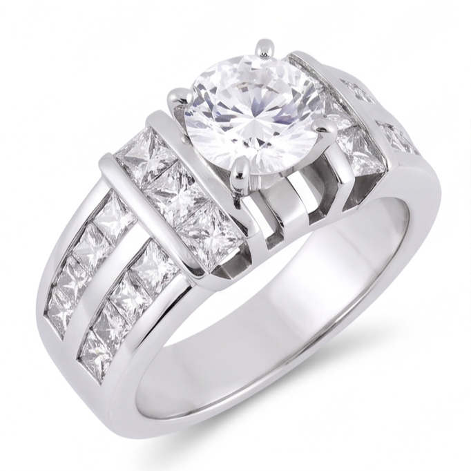 Anello Diamante Vero 3 Carati