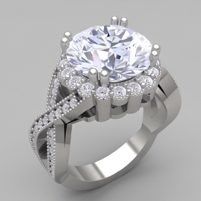 Anello Diamante Vero 3 Carati