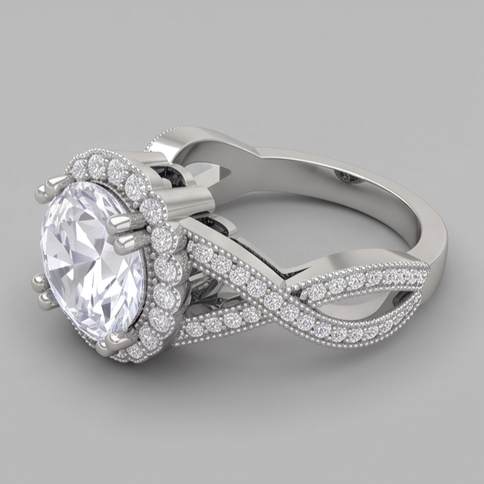 Anello Diamante Vero 3 Carati