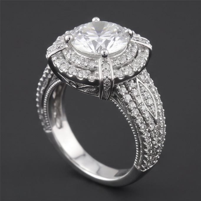 Anello Diamante Vero 3 Carati