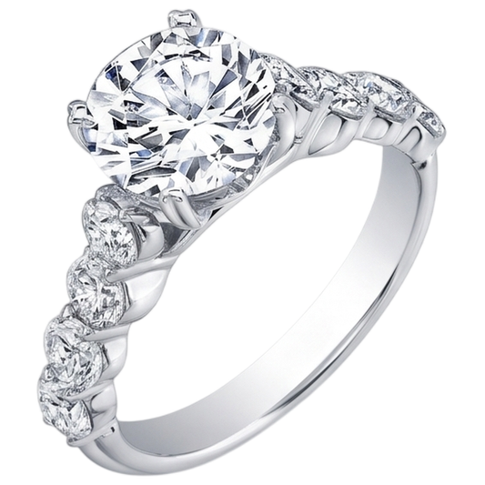 Anello Diamante Vero 4.10 Carati