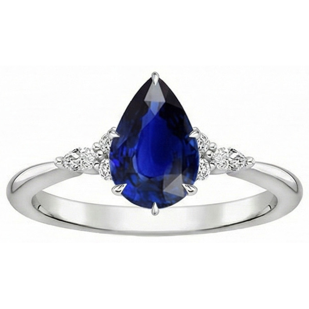 vero marquise diamante 5carati anello dettaglio ravvicinato