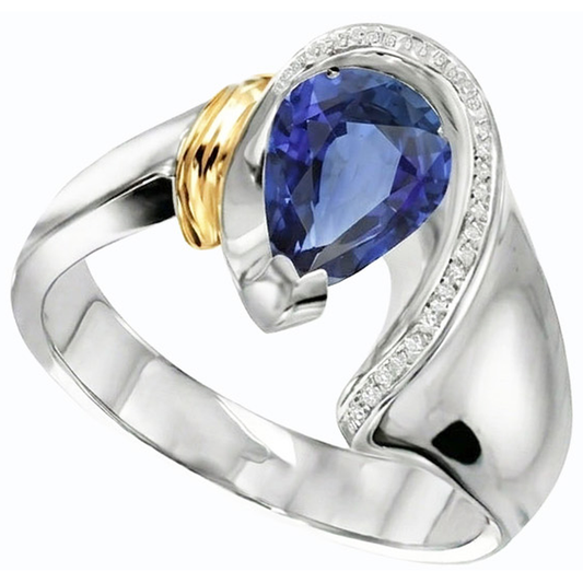vero round diamante 2carati anello angolo laterale