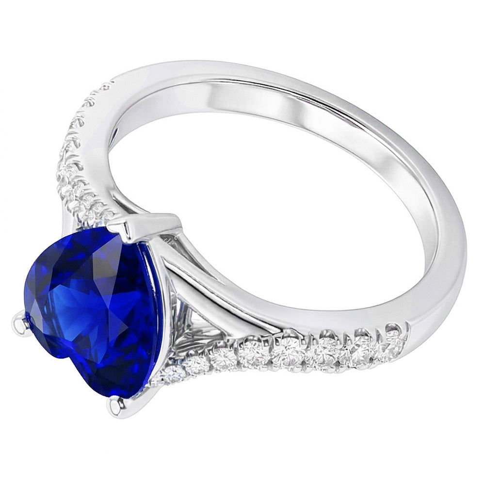 vero round diamante 3.50carati anello dettaglio ravvicinato