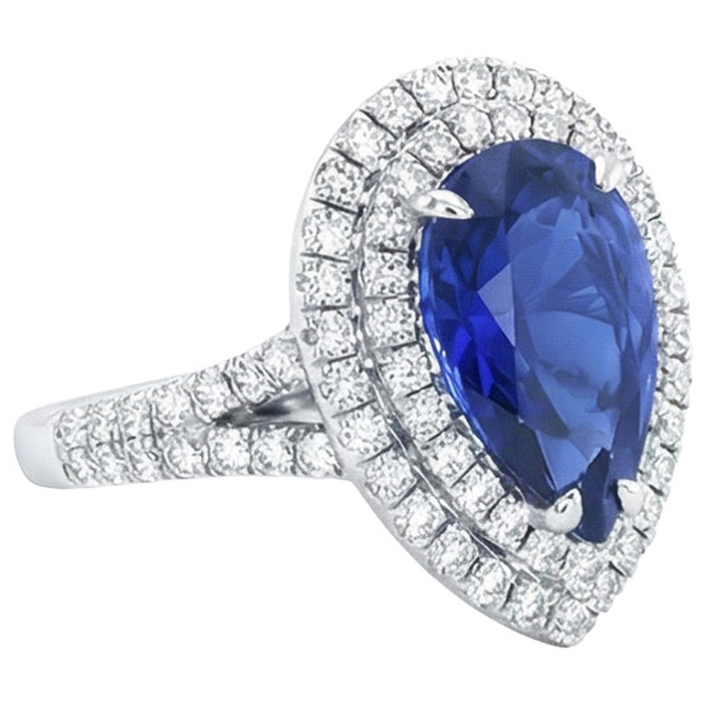 vero round diamante 6.50carati anello dettaglio ravvicinato
