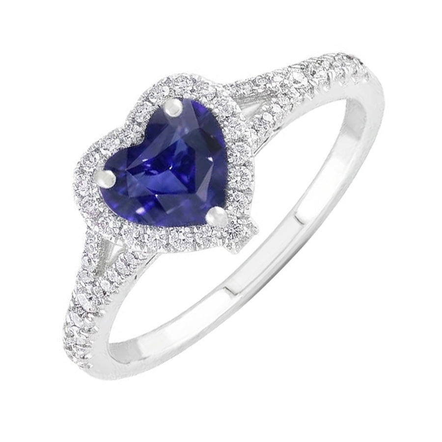 vero round diamante 3.50carati anello vista frontale