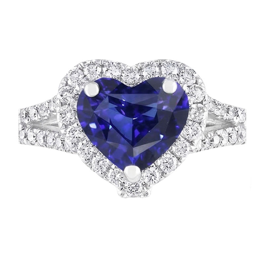 vero round diamante 3.50carati anello angolo laterale