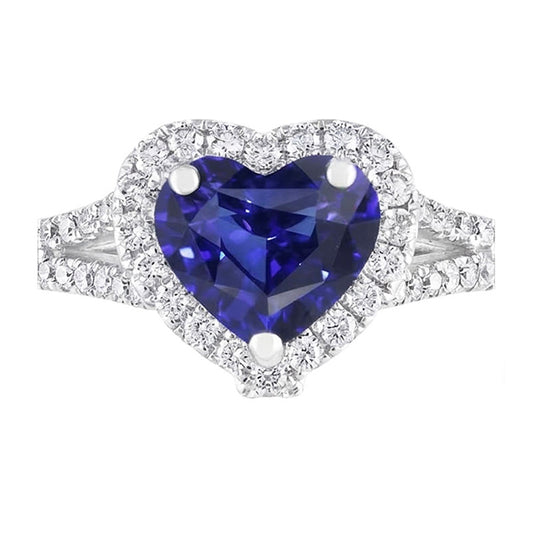 vero round diamante 3.50carati anello angolo laterale