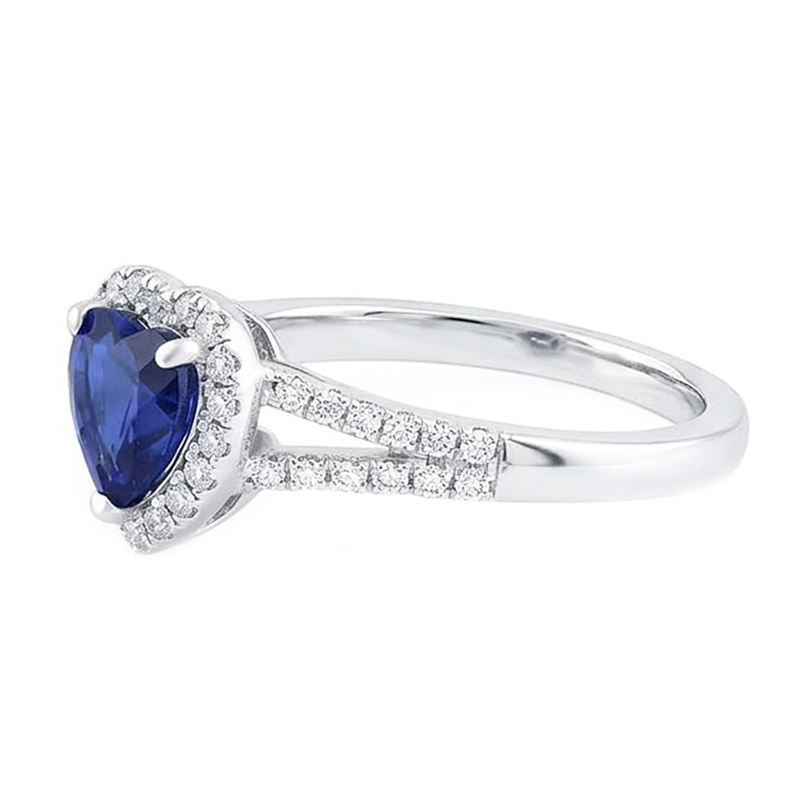 vero round diamante 3.50carati anello vista dall'alto