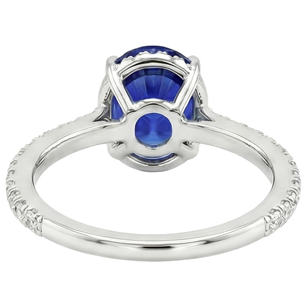 vero round diamante 4carati anello dettaglio ravvicinato