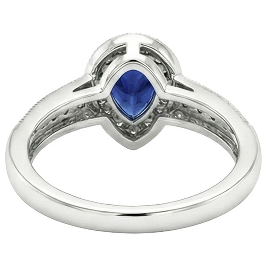 vero round diamante 2carati anello angolo laterale